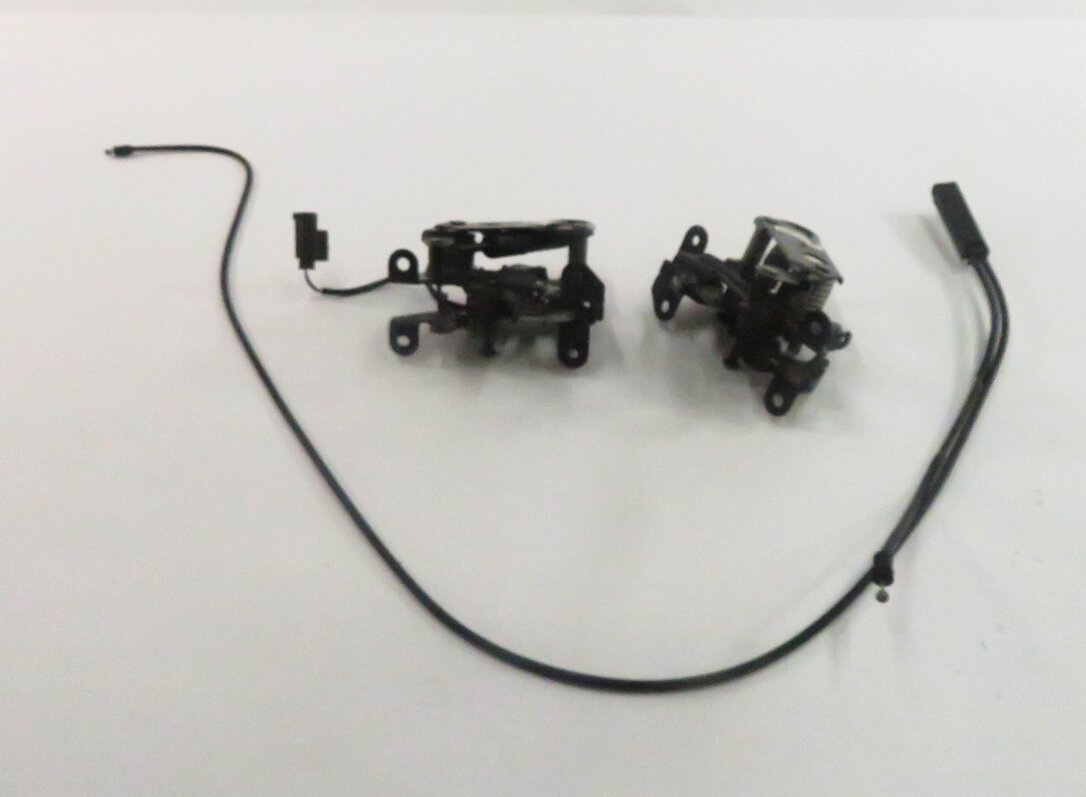 Thumbnail 3: 2009 BMW 750i (F01) FRONT LEFT & RIGHT LOWER HOOD LOCK LATCH SET-2 w/ CABLE