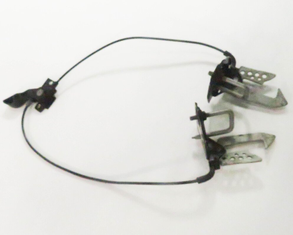 Thumbnail 5: 2009 BMW 750i (F01) FRONT LEFT & RIGHT UPPER HOOD LOCK LATCH SET-2 w/ CABLE