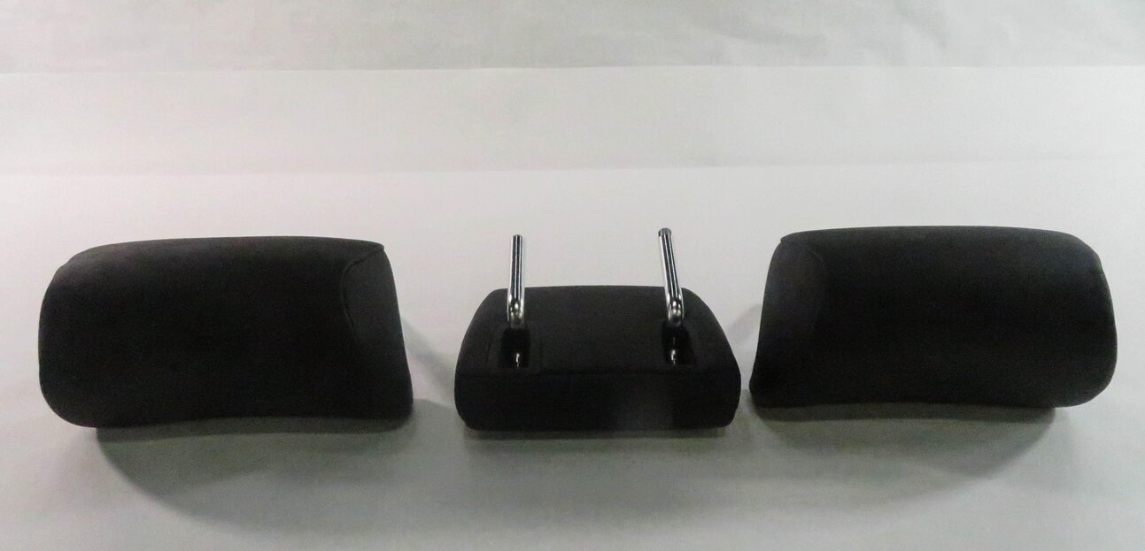 Thumbnail 8: 2009 BMW 750i (F01) REAR SEAT LEFT / CENTER / RIGHT HEADREST SET (BLACK LEATHER)