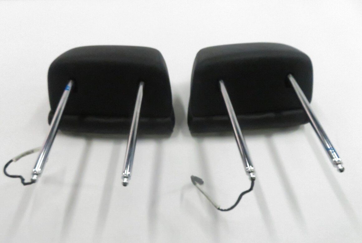 Thumbnail 10: 2009 BMW 750i (F01) FRONT LEFT & RIGHT SEAT ACTIVE HEADREST SET (BLACK LEATHER)