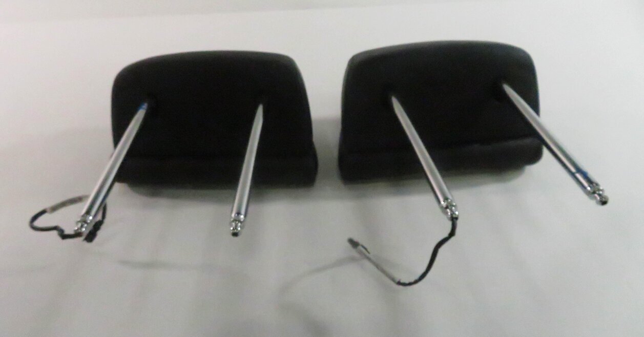 Thumbnail 11: 2009 BMW 750i (F01) FRONT LEFT & RIGHT SEAT ACTIVE HEADREST SET (BLACK LEATHER)