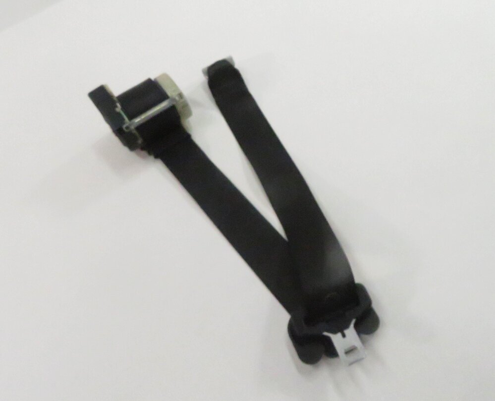 2012 RANGE ROVER (L322) LEFT REAR 2nd SECOND ROW SEAT SEATBELT RETRACTOR (BLACK)