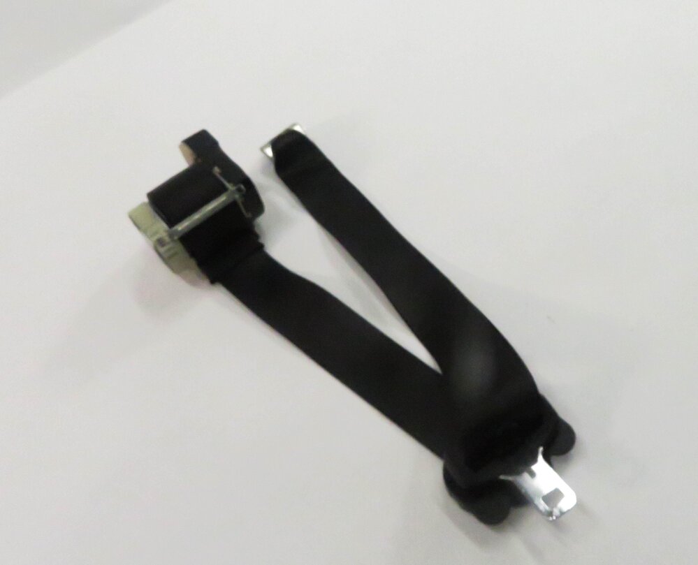 2012 RANGE ROVER (L322) RIGHT REAR SECOND ROW SEAT SEATBELT RETRACTOR (BLACK)