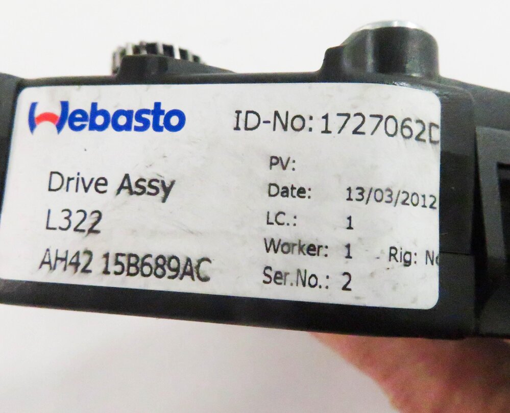 Thumbnail 10: 2010-2012 RANGE ROVER (L322) POWER SUNROOF SUN ROOF WINDOW MOTOR