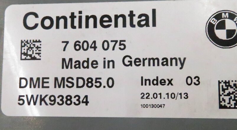 Thumbnail 12: 09-13 BMW 550i 650i 750i (F01 F06 F10) 4.4TT N63 ENGINE DME CAS4 MODULE KEY SET