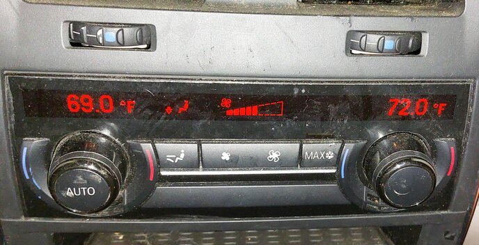 Thumbnail 2: 2010-2019 BMW 528i 535i 550i 740i 750i 760i (F01 F06 F10) REAR TEMPERATURE PANEL