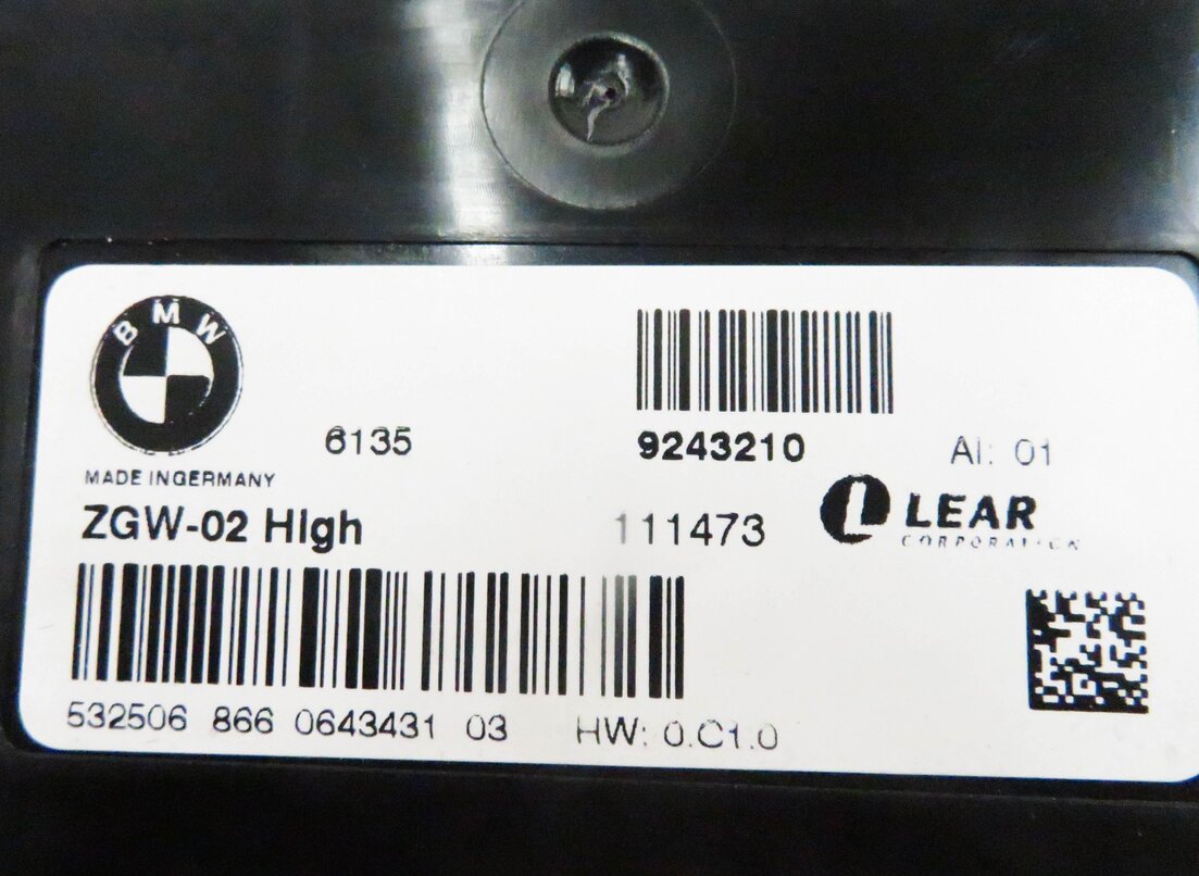 Thumbnail 8: 11-19 BMW 528i 535i 550i 640i 650i 740i 750i 760i M5 M6 - CENTRAL GATEWAY MODULE