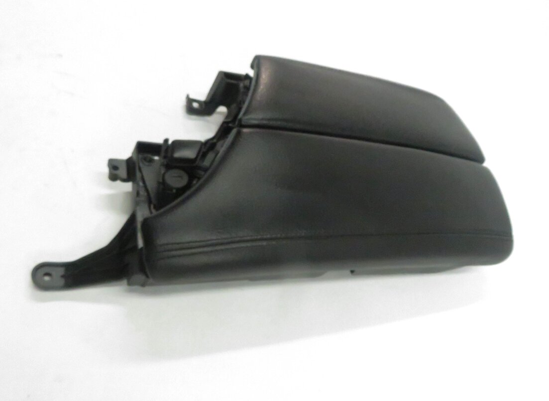 Thumbnail 6: 2011 BMW 528i 535i 550i (F10) FRONT CENTER CONSOLE ARM REST LID (BLACK LEATHER)