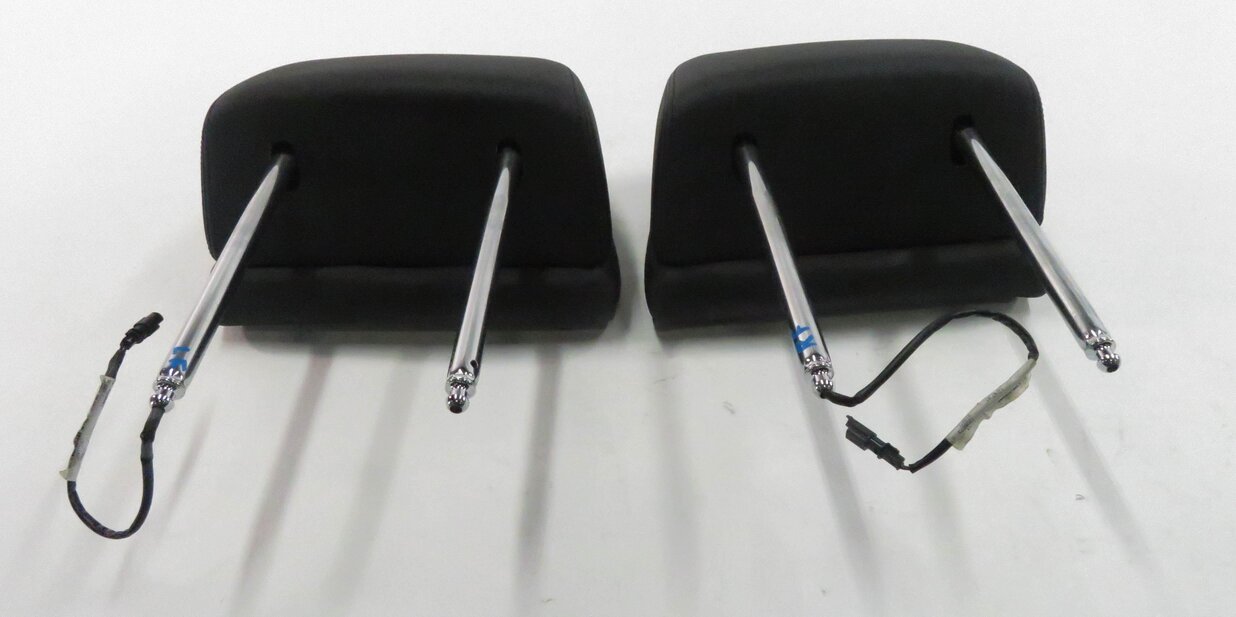 Thumbnail 10: 2011 BMW 550i (F10) FRONT LEFT & RIGHT HEADREST SET (BLACK DAKOTA LEATHER LCSW)