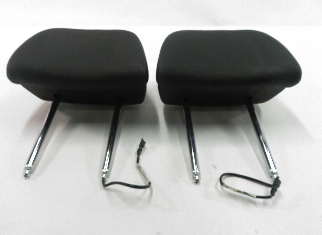 Thumbnail 3: 2011 BMW 550i (F10) FRONT LEFT & RIGHT HEADREST SET (BLACK DAKOTA LEATHER LCSW)
