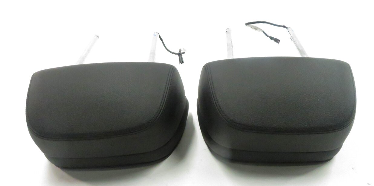 Thumbnail 8: 2011 BMW 550i (F10) FRONT LEFT & RIGHT HEADREST SET (BLACK DAKOTA LEATHER LCSW)