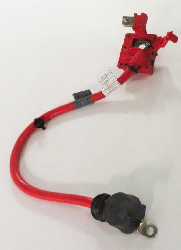 Thumbnail 4: 2011 BMW 550i (F10) POSITIVE BATTERY CABLE (SRS)