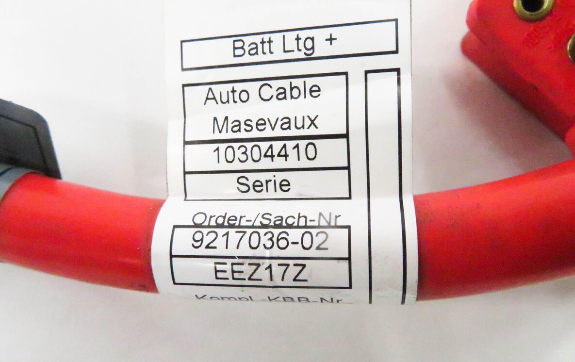 Thumbnail 7: 2011 BMW 550i (F10) POSITIVE BATTERY CABLE (SRS)