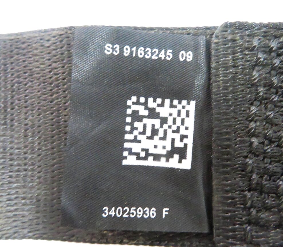 Thumbnail 8: 2014 BMW 535i (F10) REAR SEAT - SEATBELT RETRACTOR SET-3 (BLACK)