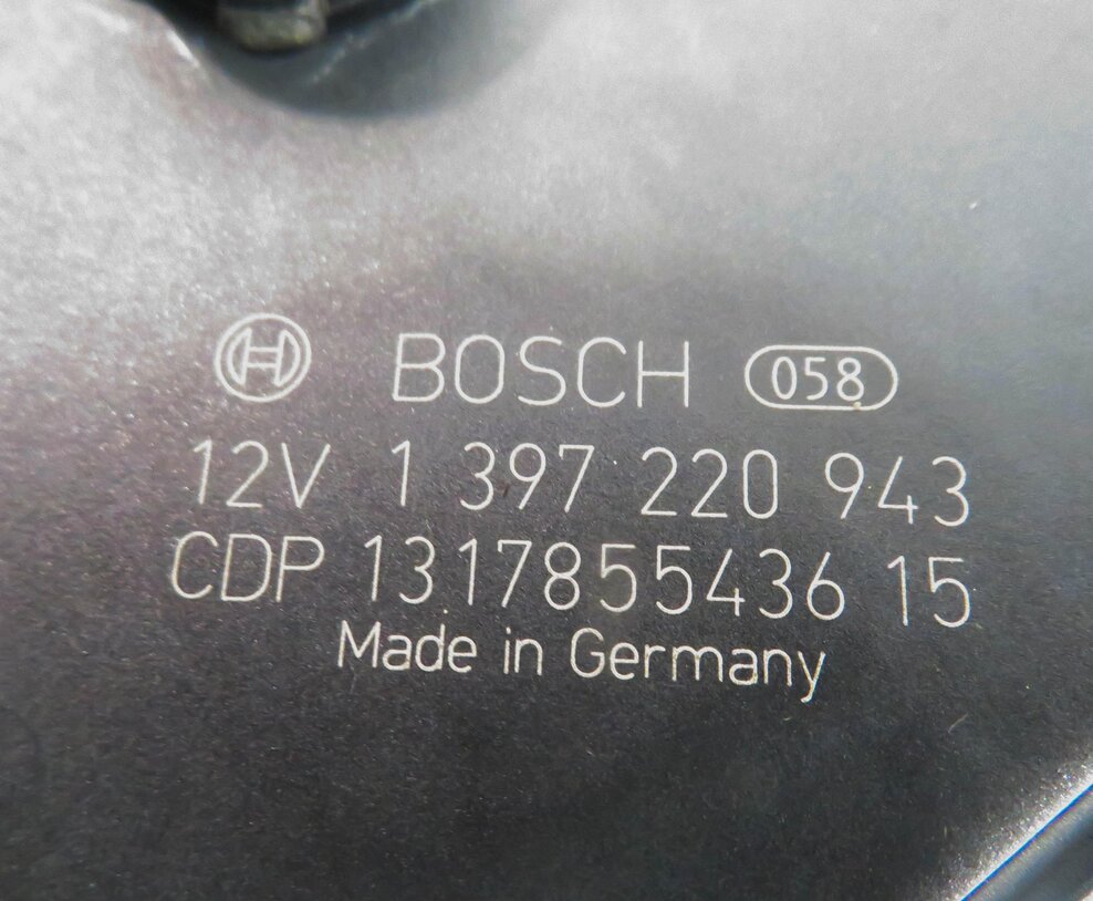 Thumbnail 10: 2010-2016 BMW M5 528i 535i 550i 740i 750i 760i (F01 F10) WINDSHIELD WIPER MOTOR