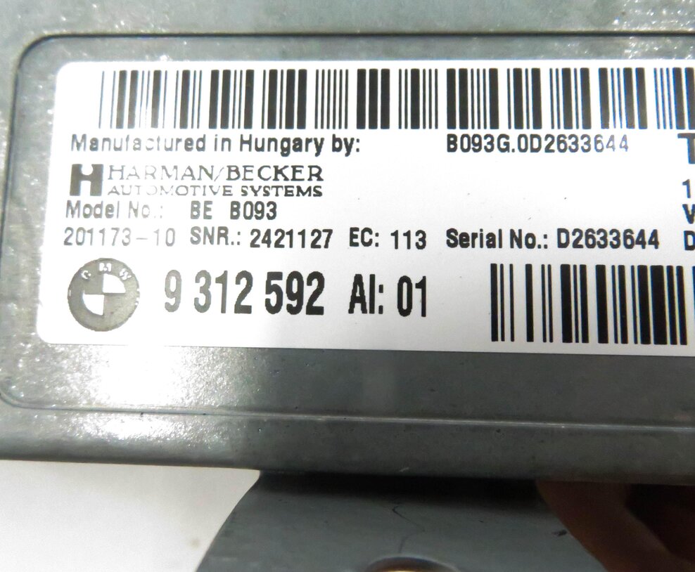 Thumbnail 9: 2014 BMW 535i (F10) RADIO STEREO HARMAN BECKER AUDIO AMP AMPLIFIER