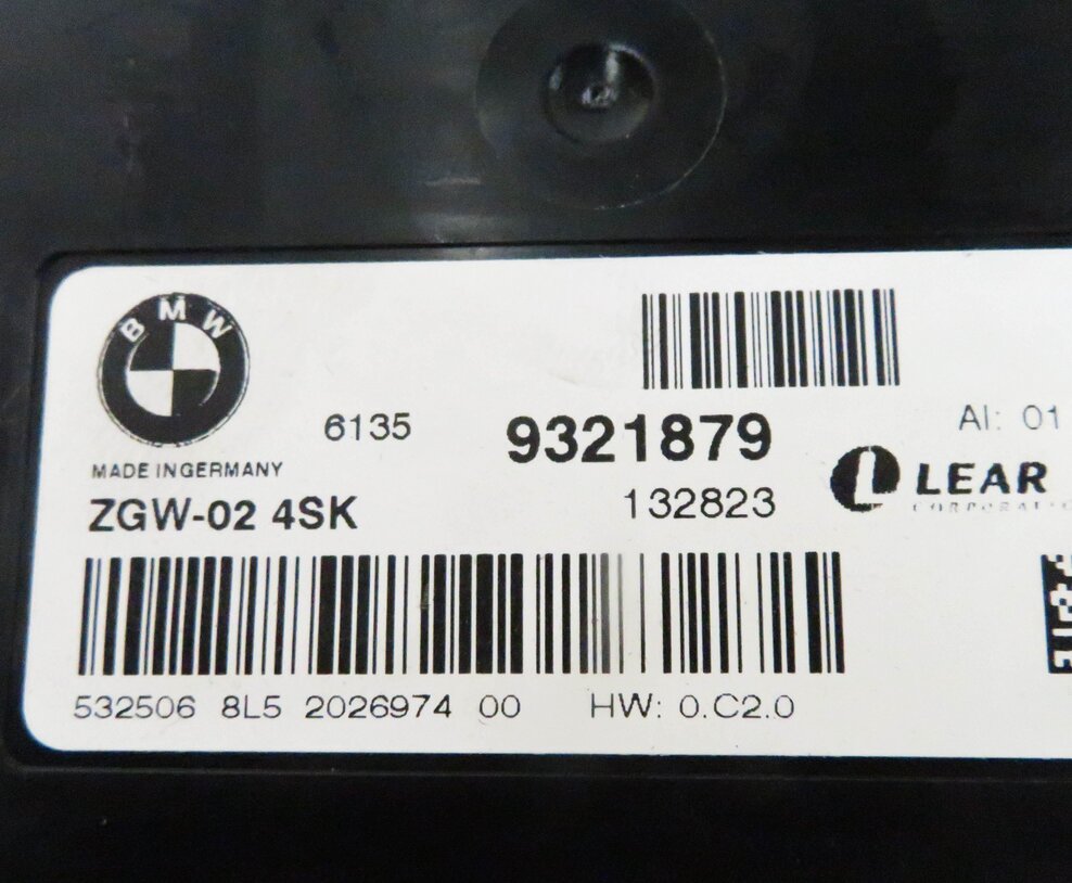 Thumbnail 9: 2014 BMW 535i (F10) CENTRAL GATEWAY CONTROL MODULE