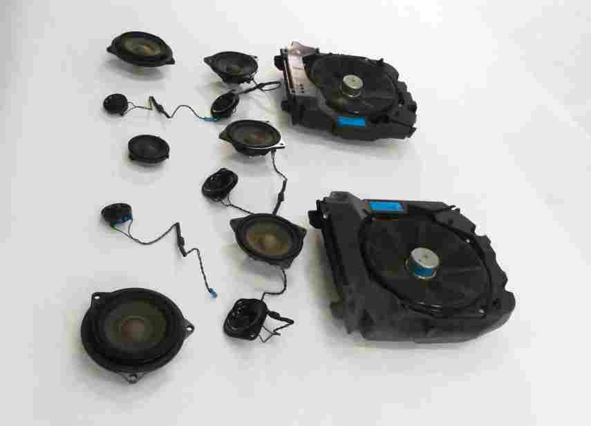 Thumbnail 3: 2014 BMW 535i (F10) HiFi AUDIO SUB SUBWOOFER TWEETER SPEAKER SET-13