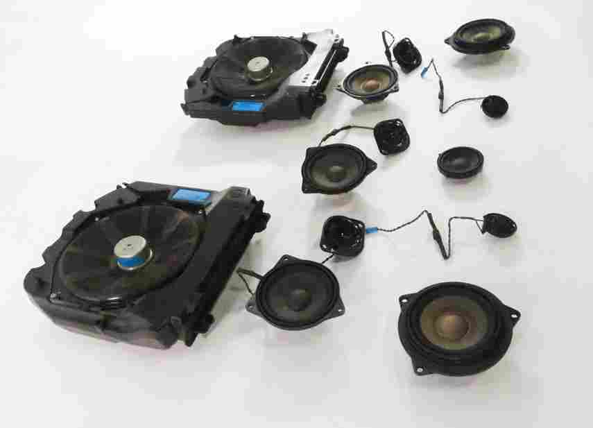 Thumbnail 4: 2014 BMW 535i (F10) HiFi AUDIO SUB SUBWOOFER TWEETER SPEAKER SET-13