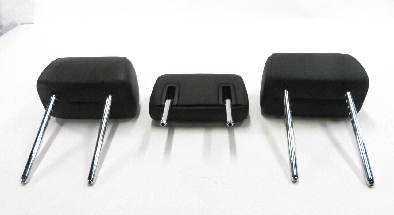 Thumbnail 11: 2014 BMW 535i (F10) REAR - LEFT / CENTER / RIGHT - HEADREST SET (BLACK LEATHER)