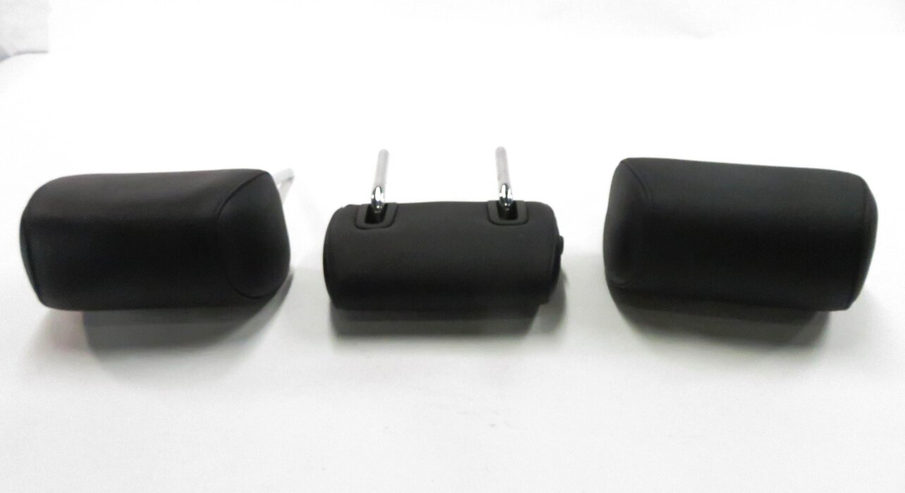Thumbnail 9: 2014 BMW 535i (F10) REAR - LEFT / CENTER / RIGHT - HEADREST SET (BLACK LEATHER)