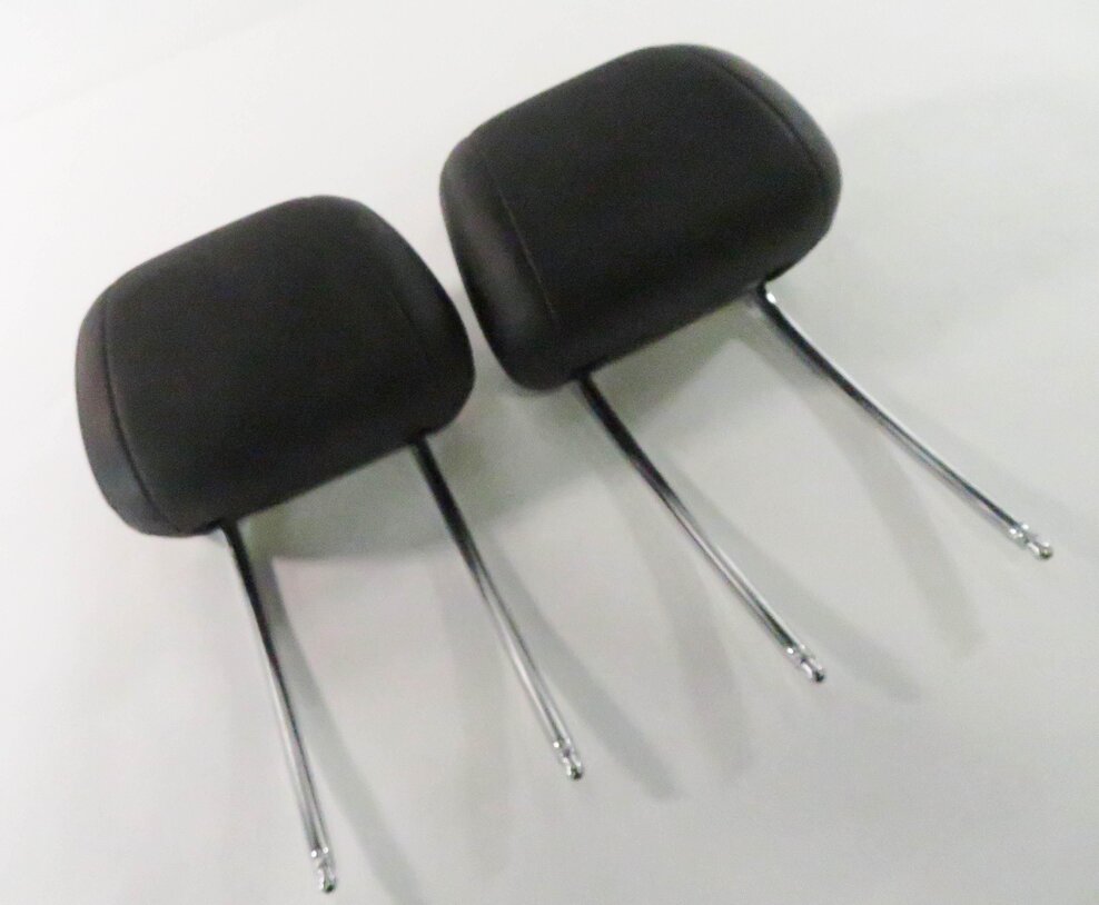 2014 BMW 535i (F10) FRONT LEFT & RIGHT HEADREST SET-2 (BLACK LEATHER)