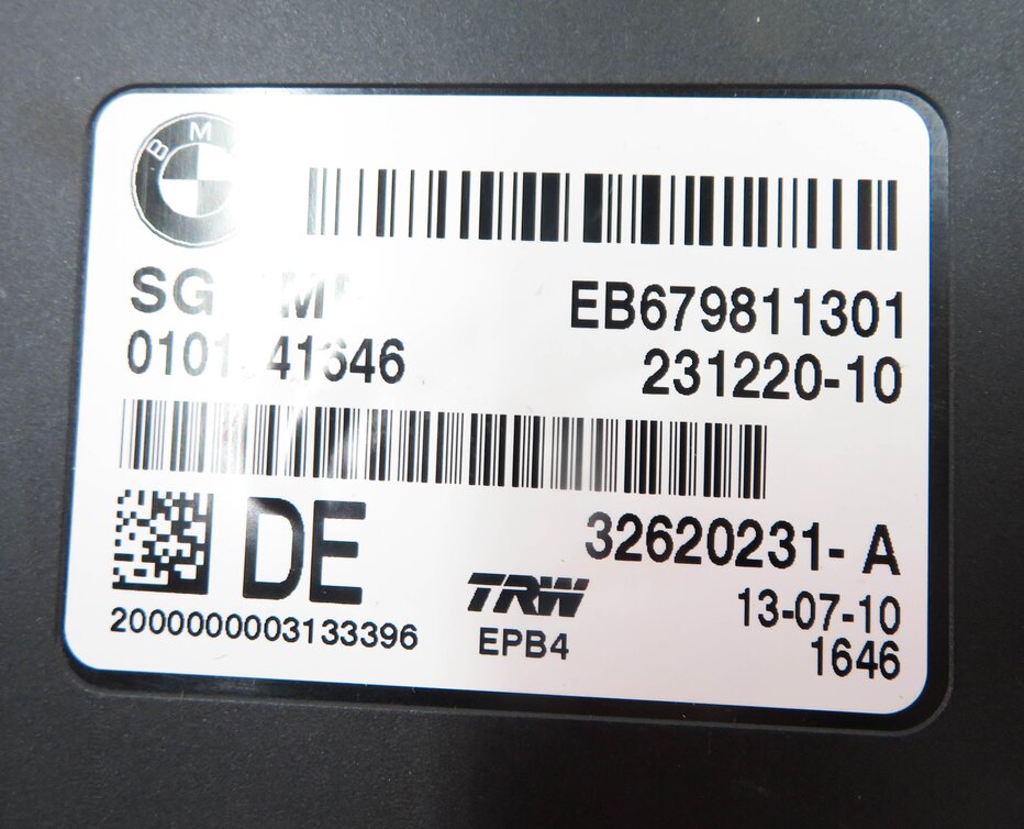Thumbnail 10: 11-19 BMW 528i 535i 550i 640i 650i M5 M6 X3 X4 - PARKING BRAKE CONTROL MODULE