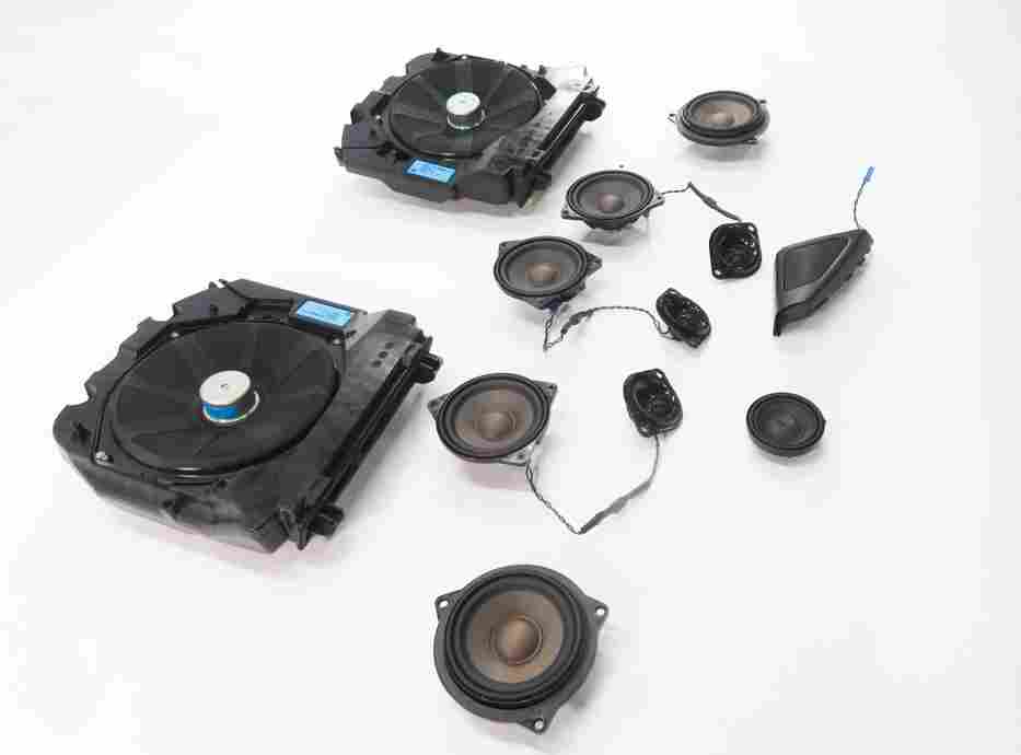 Thumbnail 3: 2011 BMW 535i (F10) HiFi AUDIO SUB SUBWOOFER TWEETER SPEAKER SET-12