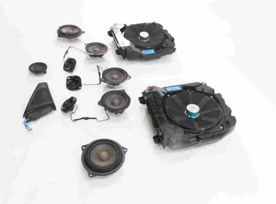 Thumbnail 4: 2011 BMW 535i (F10) HiFi AUDIO SUB SUBWOOFER TWEETER SPEAKER SET-12