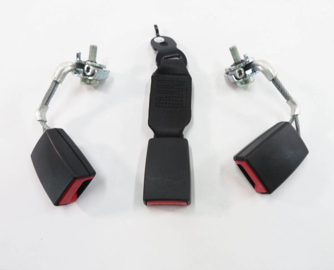 Thumbnail 3: 2011 BMW 535i (F10) REAR SEAT - SEATBELT BUCKLE RECEIVER SET-3 (BLACK)