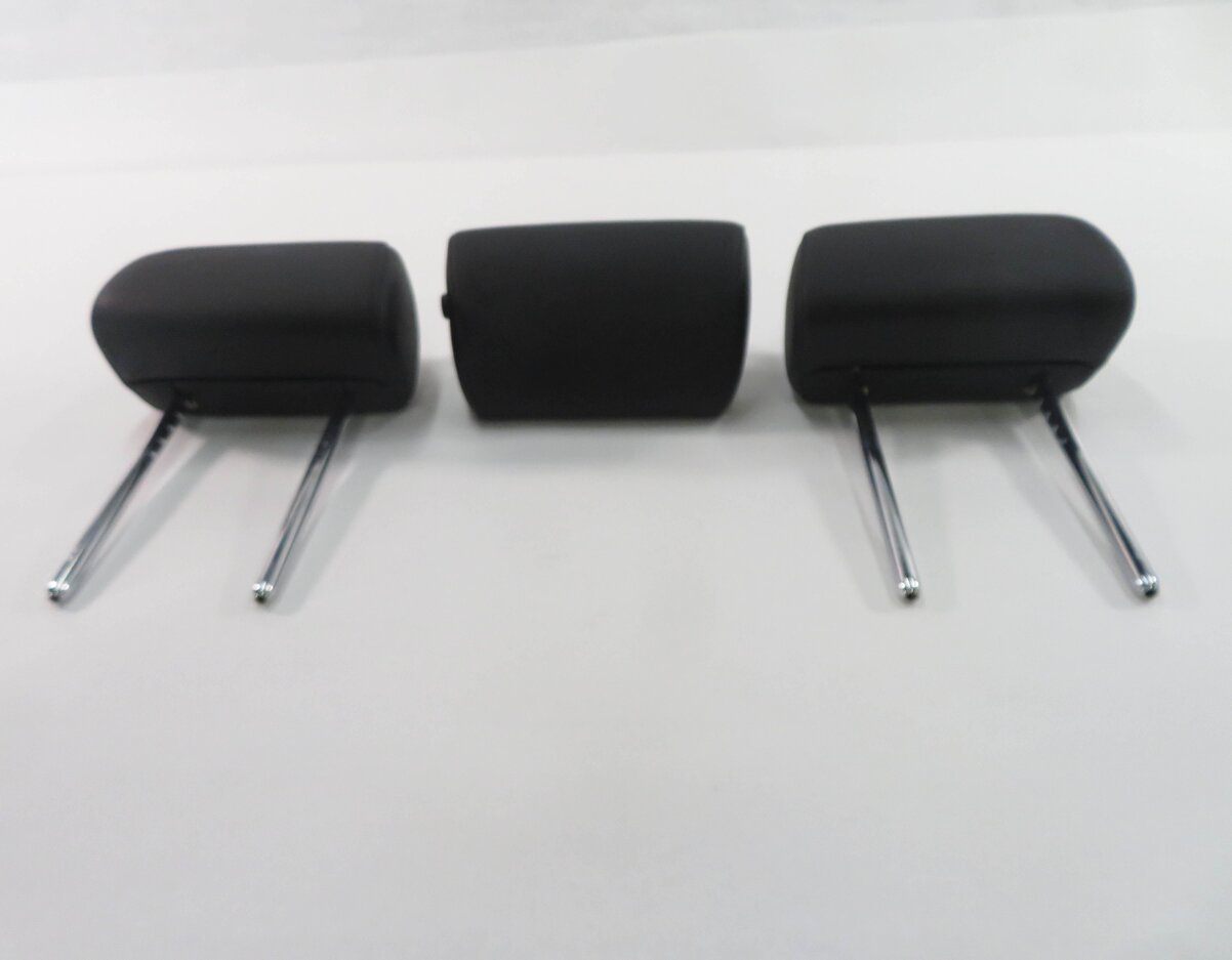 Thumbnail 2: 2011 BMW 535i (F10) REAR SEAT LEFT / CENTER / RIGHT HEADREST SET (BLACK LEATHER)
