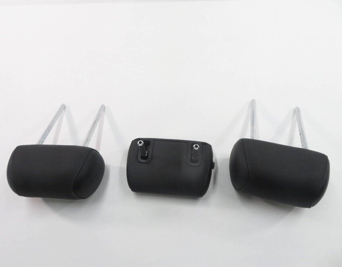 Thumbnail 6: 2011 BMW 535i (F10) REAR SEAT LEFT / CENTER / RIGHT HEADREST SET (BLACK LEATHER)
