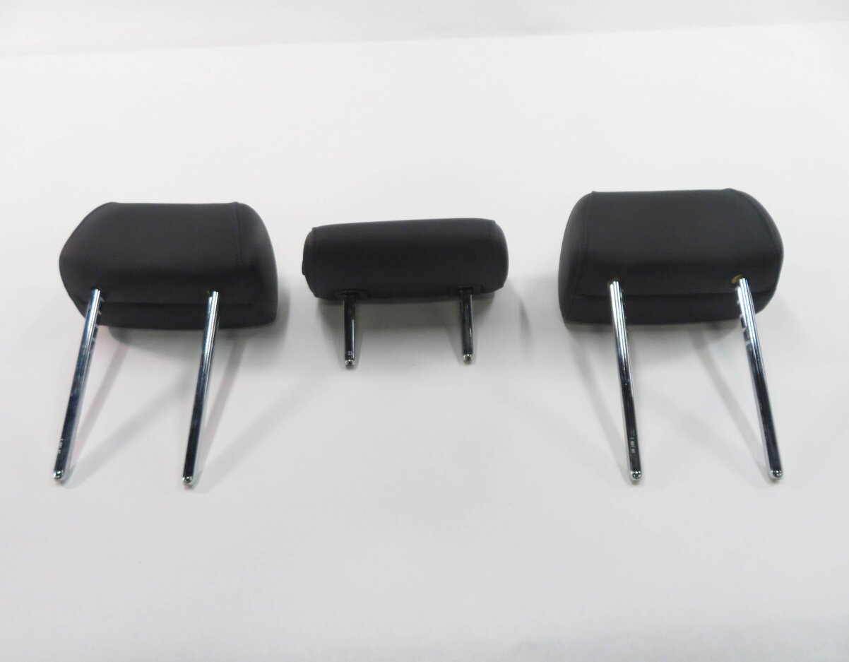 Thumbnail 7: 2011 BMW 535i (F10) REAR SEAT LEFT / CENTER / RIGHT HEADREST SET (BLACK LEATHER)