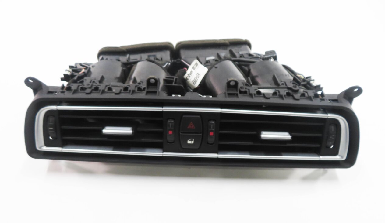 2012 BMW 750i (F01) CENTER DASH HEATER A/C AIR VENT w/ HAZARD & LOCK SWITCH