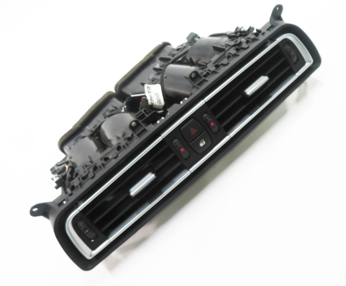 Thumbnail 10: 2012 BMW 750i (F01) CENTER DASH HEATER A/C AIR VENT w/ HAZARD & LOCK SWITCH