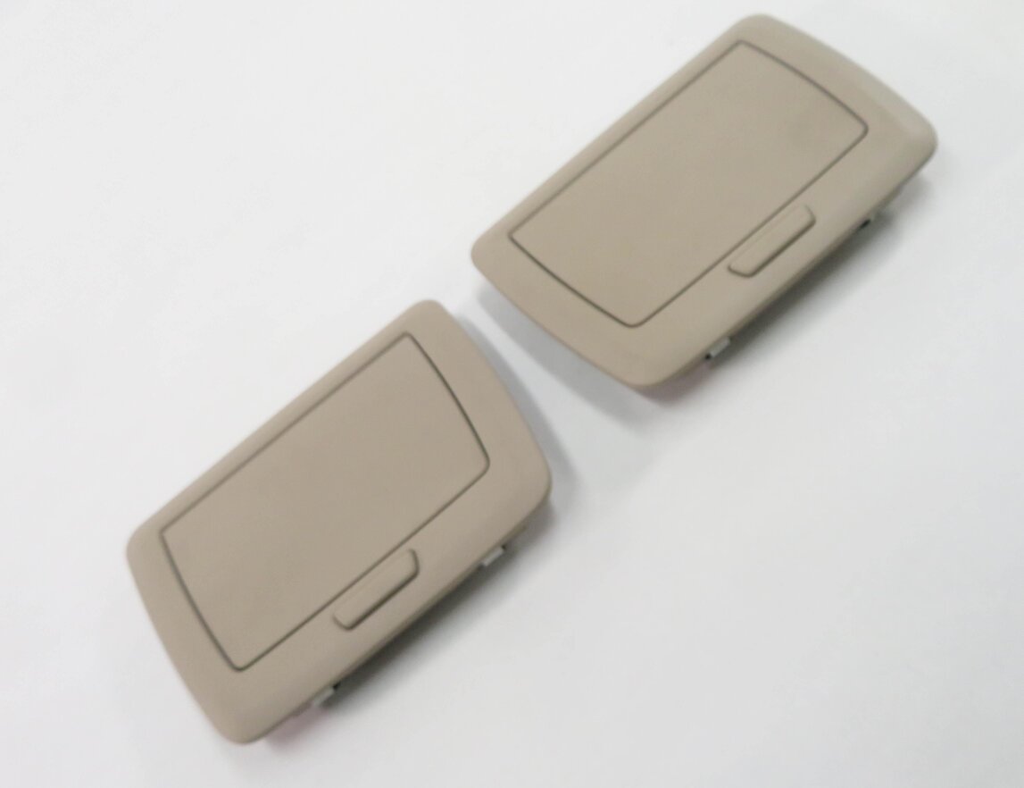 Thumbnail 2: 2012 BMW 750i (F01) REAR MAKUP VANITY MIRROR SET-2 (OYSTER)