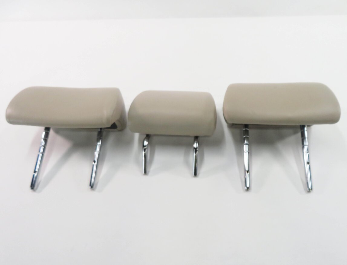 Thumbnail 3: 2012 BMW 750i (F01) REAR SEAT - HEADREST SET-3 (SADDLE BROWN LIGHT LEATHER)