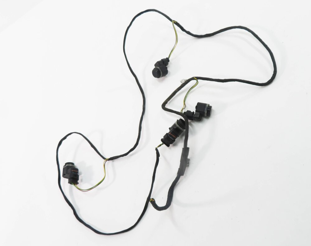 2012 BMW 750i (F01) REAR PDC PARK DISTANCE SENSOR SET w/ HARNESS (SOPHISTO GRAY)