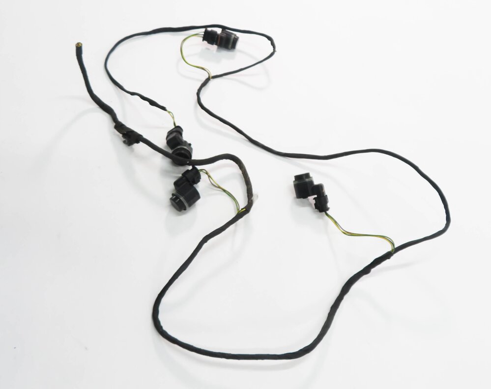 Thumbnail 4: 2012 BMW 750i (F01) REAR PDC PARK DISTANCE SENSOR SET w/ HARNESS (SOPHISTO GRAY)