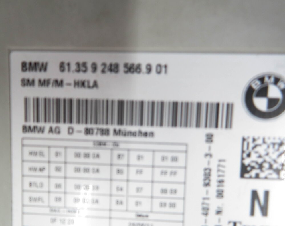 Thumbnail 7: 2010-2017 BMW 528i 535i 550i 650i 740i 750i (F01 F10) COMFORT MEMORY SEAT MODULE