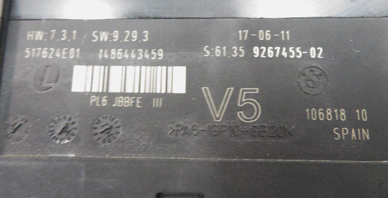 Thumbnail 10: 11-19 BMW 528i 535i 550i 650i 740i 750i 760i M5 - PRIMARY BODY CONTROL MODULE