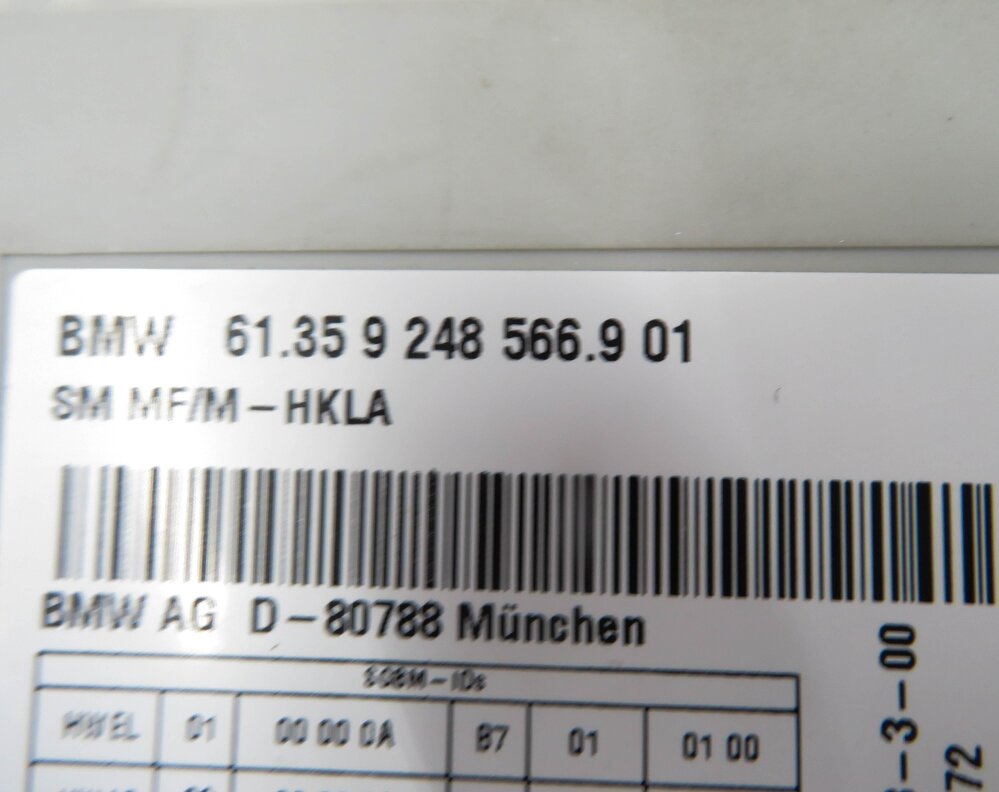 Thumbnail 7: 2010-2017 BMW 528i 535i 550i 650i 740i 750i (F01 F10) COMFORT MEMORY SEAT MODULE