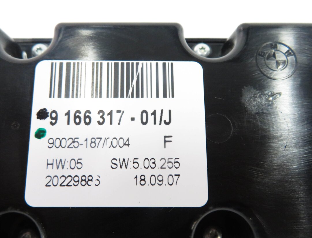 Thumbnail 10: 2007-2013 BMW X5 (E70) REAR HEATER A/C CLIMATE TEMPERATURE CONTROL PANEL