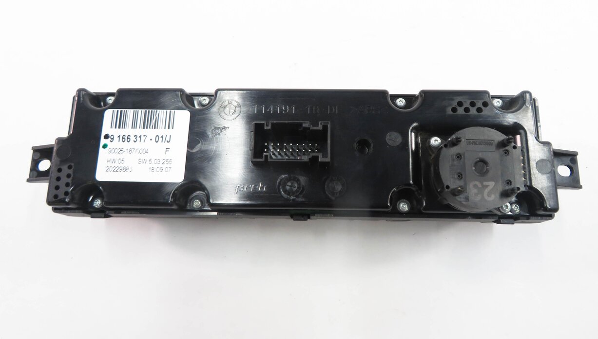 Thumbnail 8: 2007-2013 BMW X5 (E70) REAR HEATER A/C CLIMATE TEMPERATURE CONTROL PANEL