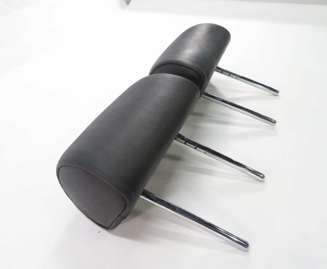 Thumbnail 3: 2008 BMW X5 (E70) REAR SEAT - LEFT & RIGHT BLACK LEATHER HEADREST SET-2