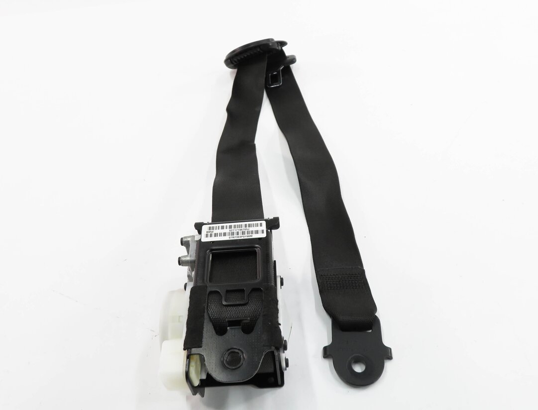 Thumbnail 5: 07-14 BMW X5 X6 X5M X6M (E70 E71) LEFT FRONT DRIVER SEATBELT RETRACTOR (BLACK)