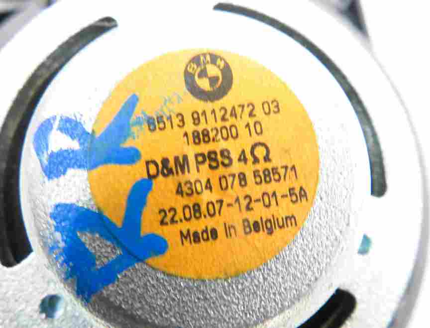 Thumbnail 13: 2008 BMW X5 (E70) HARMAN AUDIO SUBWOOFER SUB WOOFER  TWEETER SPEAKER SET-16