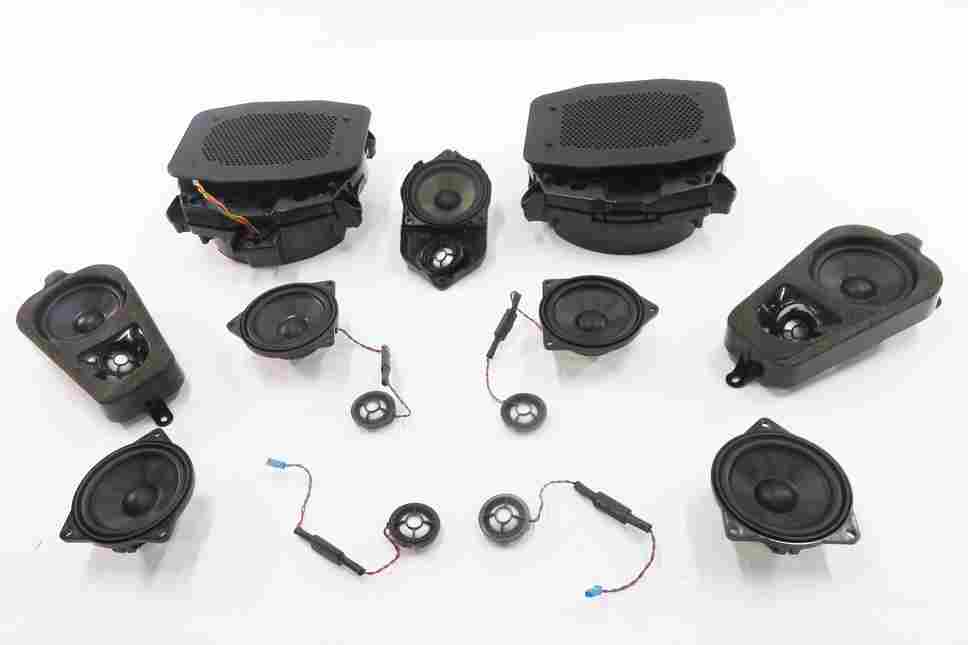 Thumbnail 2: 2008 BMW X5 (E70) HARMAN AUDIO SUBWOOFER SUB WOOFER  TWEETER SPEAKER SET-16