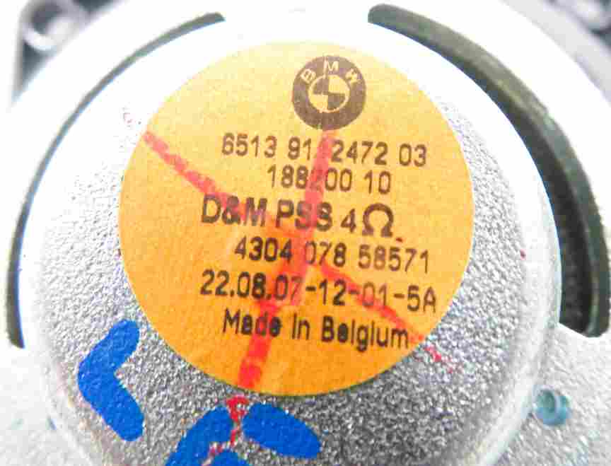 Thumbnail 9: 2008 BMW X5 (E70) HARMAN AUDIO SUBWOOFER SUB WOOFER  TWEETER SPEAKER SET-16
