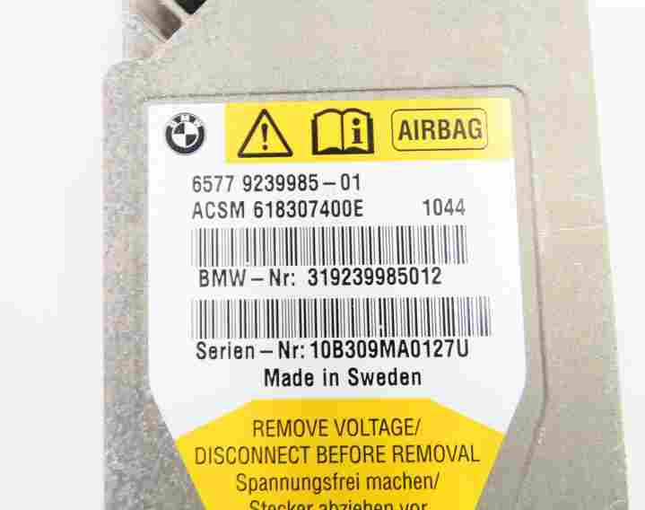 Thumbnail 7: 2011 BMW 528i 535i 550i (F10) MAIN PRIMARY SRS SAFETY RESTRAINT CONTROL MODULE